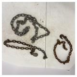 Lot of Tow Chains with Grab Hooks