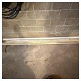 Lot of White PVC Pipe Sections