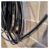 Black Flexible Tubing Hose Coil