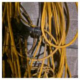 Lot of Extension Cords and Work Lights