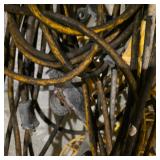 Lot of Extension Cords and Hanging Work Lights