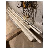 Lot of White PVC Pipes