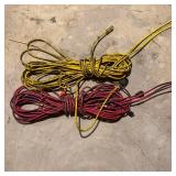 Lot of Yellow and Red Extension Cords