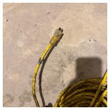 Lot of Yellow and Red Extension Cords