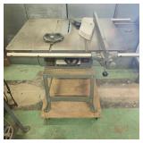 Rockwell Model 10 Tilting Arbor Table Saw with Stand