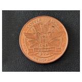 1 Ounce .999 Fine Copper Round