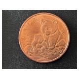 1 Ounce .999 Fine Copper Round