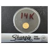 14K Gold Miniature Lincoln Coin