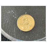 14K Gold Miniature Lincoln Coin