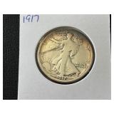 1917 Walking Liberty Half Dollar