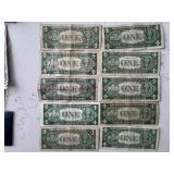 Blue Seal $1 Dollar Silver Certificates