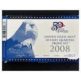 2008-S State Quarter Proof Set