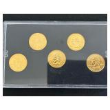 2005-D State Quarter Gold Set
