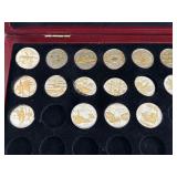 Gold and Silver Highlighted State Quarters