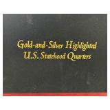 Gold and Silver Highlighted State Quarters