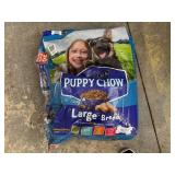30lb Purina Large Breed Puppy Food-Taped Hole in Bag