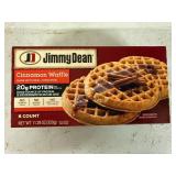 3x Jimmy Dean Protein Waffles-Cinnamon