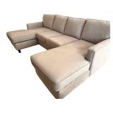LR - U-Shaped Modular Sectional Sofa with Double Chaise Lounges