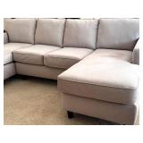 LR - U-Shaped Modular Sectional Sofa with Double Chaise Lounges