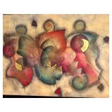Abstract Art Print Eric Waugh Quest Framed
