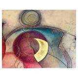 Abstract Art Print Eric Waugh Quest Framed