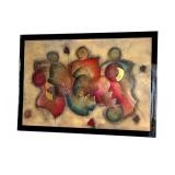 Abstract Art Print Eric Waugh Quest Framed