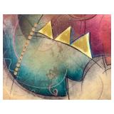Abstract Art Print Eric Waugh Quest Framed