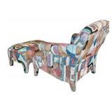 LR - Upholstered Chair & Ottoman Set