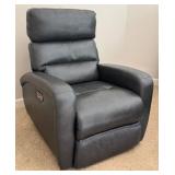 GBR - Electric Leather Recliner Chair Adjustable Head & Foot Rest