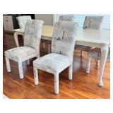 Dining Room Table & 6 Chairs - Cream Finish