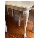 Dining Room Table & 6 Chairs - Cream Finish
