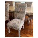 Dining Room Table & 6 Chairs - Cream Finish