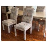 Dining Room Table & 6 Chairs - Cream Finish