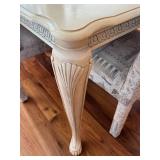 Dining Room Table & 6 Chairs - Cream Finish