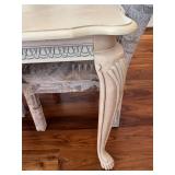 Dining Room Table & 6 Chairs - Cream Finish
