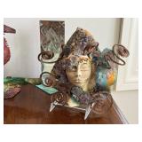 DN - Whimsical Home Decor Art Sculptures & Crystal Mixed Lot