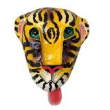 DN - Tiger Wall Mask Hand-Painted Folk Art