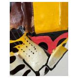DN - Tiger Wall Mask Hand-Painted Folk Art