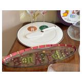 DN - Glass Serving Dishes & Wine Glasses Mixed Lot