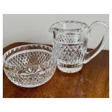 DN - Crystal Cream and Sugar Set - Waterford Colleen
