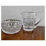 DN - Crystal Cream and Sugar Set - Waterford Colleen