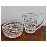 DN - Crystal Cream and Sugar Set - Waterford Colleen