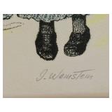 DN - Framed Print Irving Weinstein Mitzvah Dance Signed & Numbered 148/200