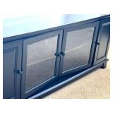 O - Media Console Black Storage Cabinet