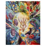 DN - Canvas Print - Elena Kotliarker Peacock Floral