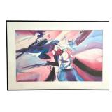 O - Abstract Framed Print
