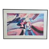 O - Abstract Framed Print