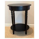 GBR - Accent Table - Round Dark Wood
