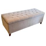 GLL - Storage Ottoman - Tufted Bench