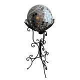 LL - Decorative Mirrored Sphere Floor Stand